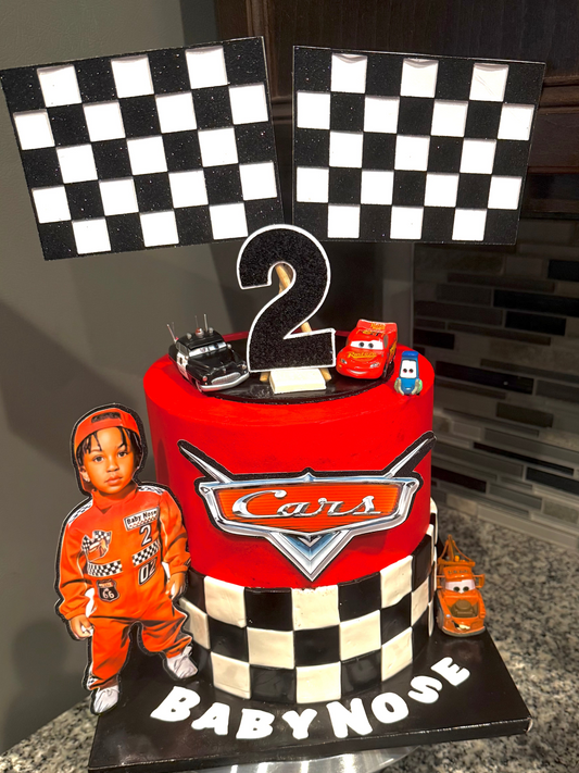 4 Layer Round Shaped Cake